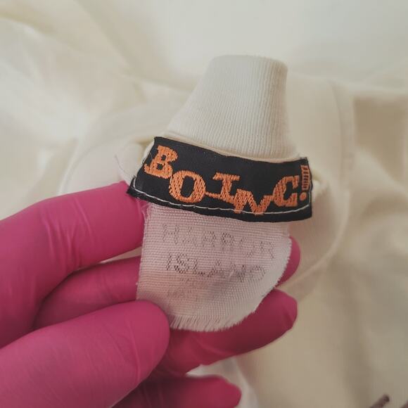 Vintage 90s BOING! Pig Graphic Print T-Shirt Mens Large Boxy Single Stitch USA - Picture 8 of 8